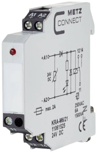 Metz Connect Koppelbaustein 24 V/DC (max) 1 Wechsler 11061525 1St. von Metz Connect