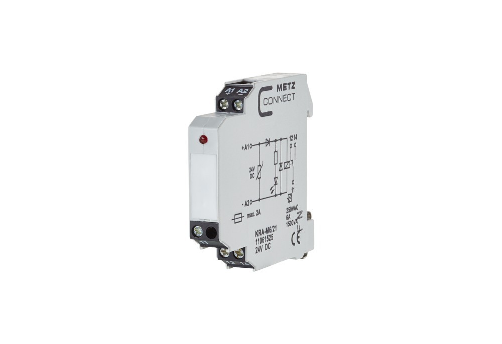 Metz Connect Koppelbaustein KRA-M6/21 24DC 11061525 von Metz Connect