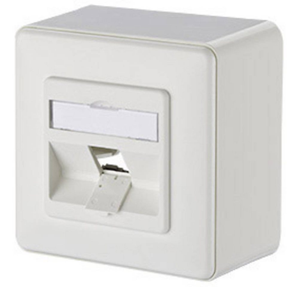 Metz Connect Modul Anschlussdose AP 1 Port unbestückt 43 mm Netzwerk-Adapter Metz Connect Modul Anschlussdose AP 1 Port unbestückt 43 mm Netzwerk-Adapter von Metz Connect