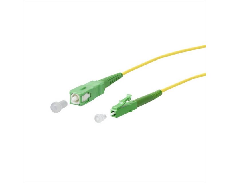Metz Connect OpDAT Patchkabel Glasfaserkabel, (300.0 cm), SC-S APC/LC-S APC OS2 von Metz Connect