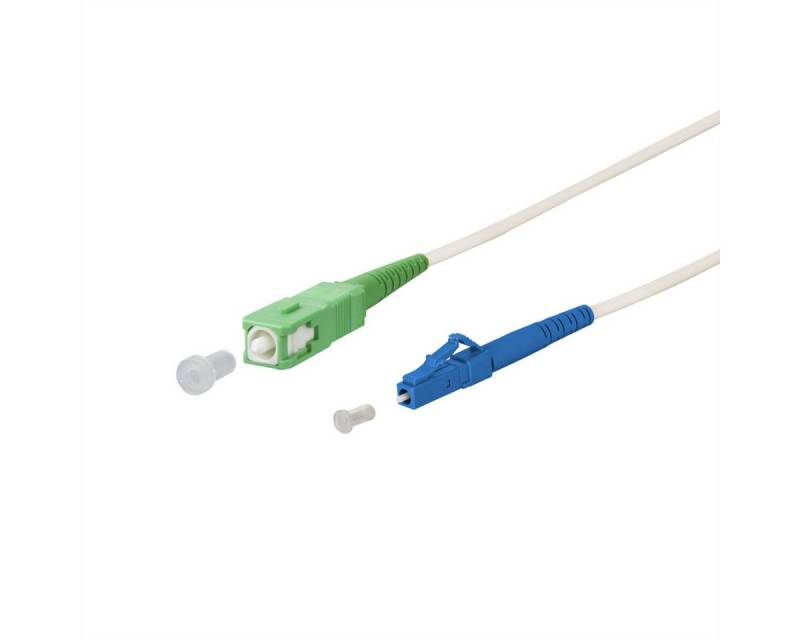 Metz Connect OpDAT Patchkabel Glasfaserkabel, (50.0 cm), SC-S APC/LC-S OS2 von Metz Connect