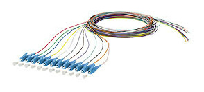 Metz Connect OpDAT Pigtail LC-UPC OS2 0,9mm 12Frb 2m (12 Stück) von Metz Connect