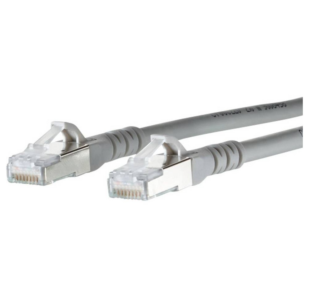 Metz Connect Patchkabel Cat.6A AWG 26 1.0 m LAN-Kabel, (1.00 cm), mit Rastnasenschutz von Metz Connect