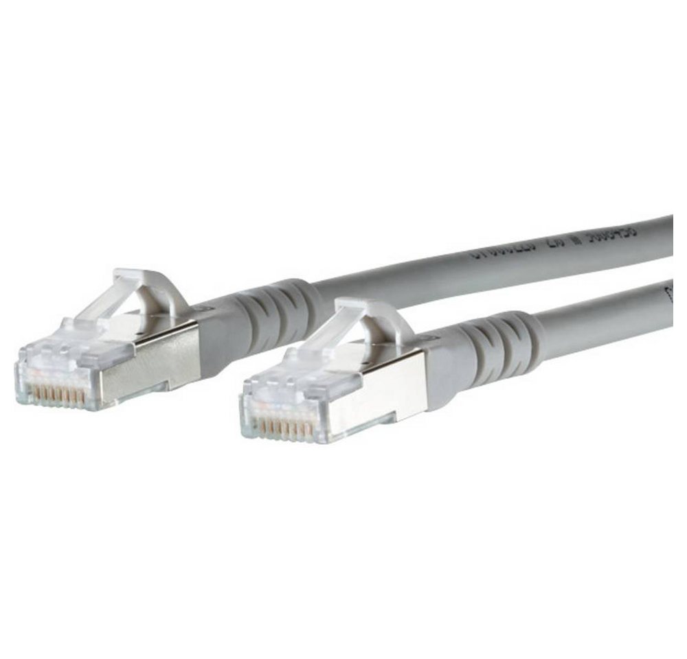 Metz Connect Patchkabel Cat.6A AWG 26 15.0 m LAN-Kabel, mit Rastnasenschutz von Metz Connect