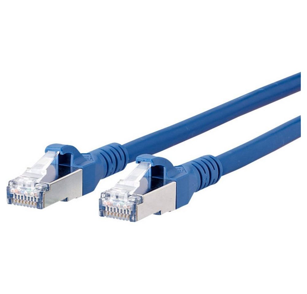 Metz Connect Patchkabel Cat.6A AWG 26 2.0 m LAN-Kabel, (2.00 cm), mit Rastnasenschutz von Metz Connect