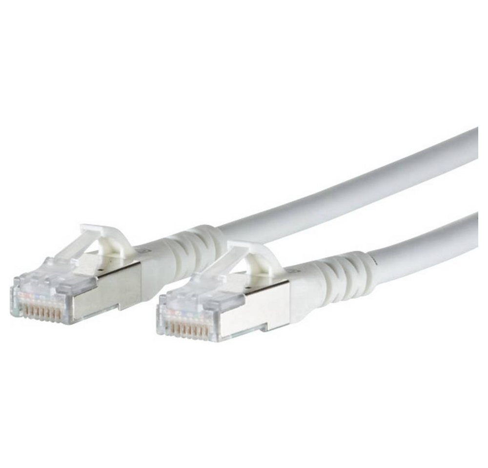 Metz Connect Patchkabel Cat.6A AWG 26 2.0 m LAN-Kabel, mit Rastnasenschutz von Metz Connect