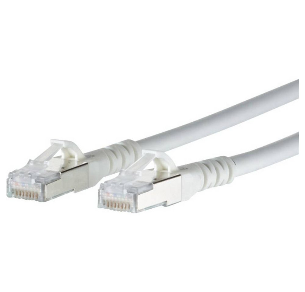 Metz Connect Patchkabel Cat.6A AWG 26 3.0 m LAN-Kabel, mit Rastnasenschutz von Metz Connect