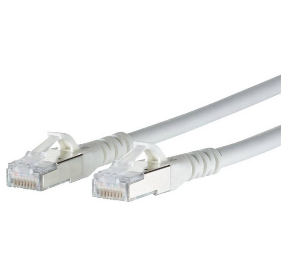 Metz Connect Patchkabel Cat.6A AWG 26 5.0 m LAN-Kabel, (5.00 cm), mit Rastnasenschutz von Metz Connect