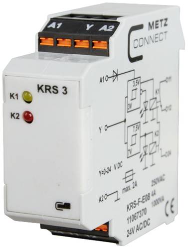 Metz Connect Schwellwertschalter 24, 24 V/AC, V/DC (max) 1 Wechsler 11067370 1St. von Metz Connect