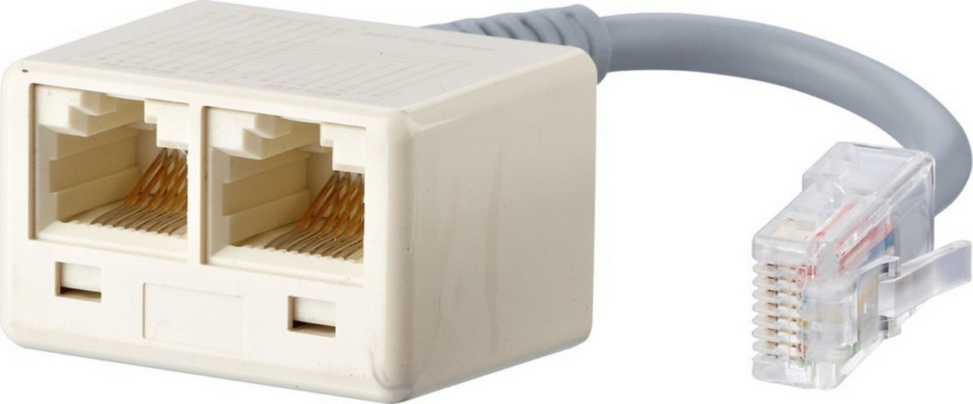 Metz Metz Connect ISDN-Adapter WE 8-2xWE 8 0,1m Netzwerk-Patch-Panel von Metz