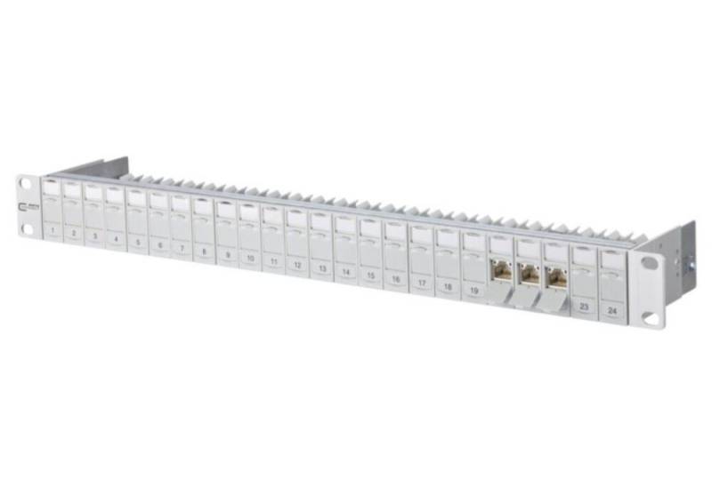 Metz Metz Connect Patchfeld C6Amodul 24Port TN C6Amod-MP24-7035 Netzwerk-Patch-Panel von Metz