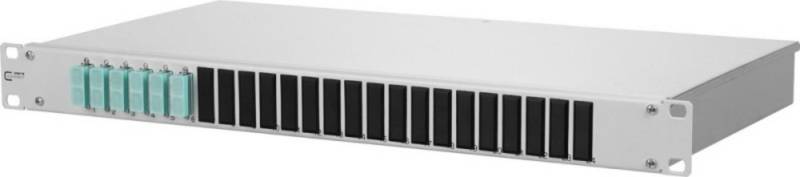 Metz Metz Connect Spleissbox bestückt OpDATfix 6SC-D OM3 Netzwerk-Patch-Panel von Metz