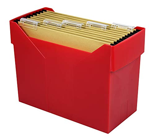 Metzger + Mendle Akten-Boy - A4 Registraturbox mit 5 Hängemappen - Rot von Metzger + Mendle
