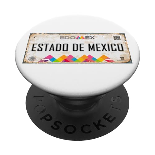 Edomex Mexico State License Plate Aesthetic Mexicans Mexico PopSockets Klebender PopGrip von MexiColor