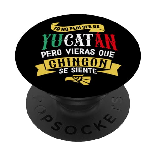 Merida Yucatan Mexico Souvenirs Tren Maya Mexicans Yucatan PopSockets Klebender PopGrip von MexiColor