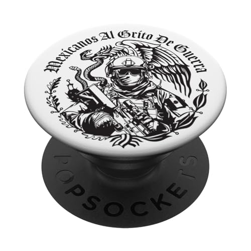 Mexicanos Al Grito De Guerra Badass Mexicans Pride Mexico PopSockets Klebender PopGrip von MexiColor