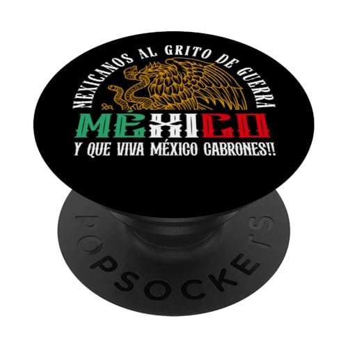 Mexicanos Al Grito De Guerra Mexican Pride Mexico Mexicans PopSockets Klebender PopGrip von MexiColor