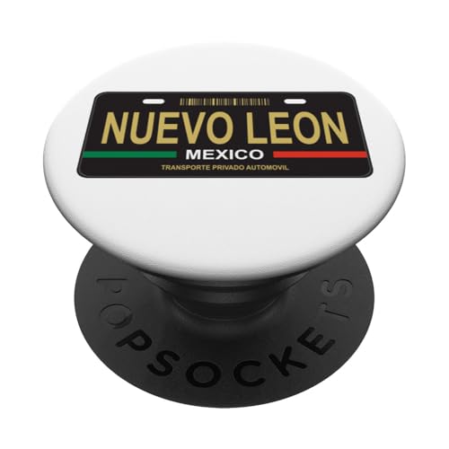 Monterrey Nuevo León Mexico State License Plate Mexicans PopSockets Klebender PopGrip von MexiColor