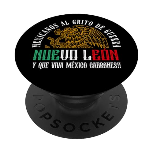 Nuevo León Mexico Mexicanos Al Grito De Guerra Mexican Pride PopSockets Klebender PopGrip von MexiColor