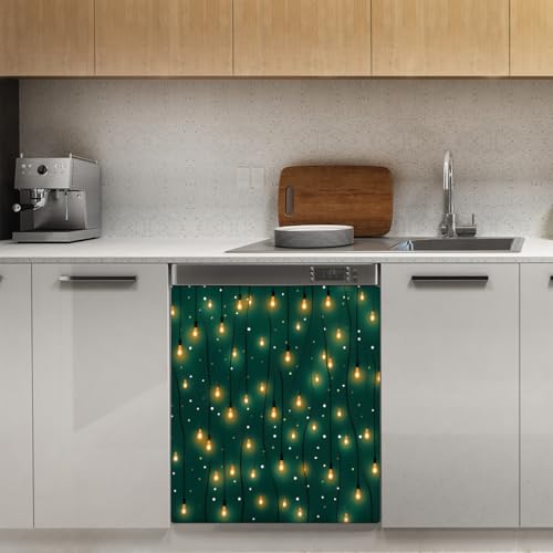Mexpekil Weihnachtslampen-Dekor, Geschirrspüler-Magnetabdeckung, 53,3 x 66 cm, dekorativer Geschirrspüler-Aufkleber für Haustür, wasserdicht, Küchengeräte Mexpekil Weihnachtslampen-Dekor, Geschirrspüler-Magnetabdeckung, 53,3 x 66 cm, dekorativer Geschirrspüler-Aufkleber für Haustür, wasserdicht, Küchengeräte von Mexpekil