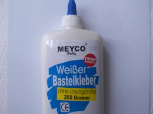 Bastelkleber weiss 250Gramm ohne Lösungsmittel Bastelkleber von Meyco