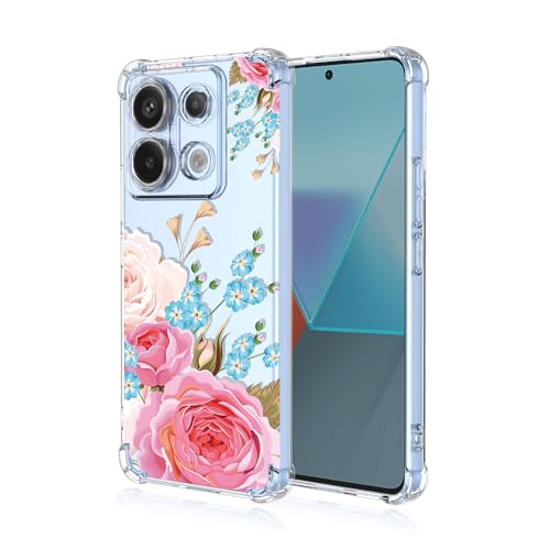 Mfzifya Hülle für Xiaomi Redmi Note 13 Pro 5G, Vier Ecken Airbag Anti-Drop und staubdichte langlebige Handy Hülle (00070) von Mfzifya