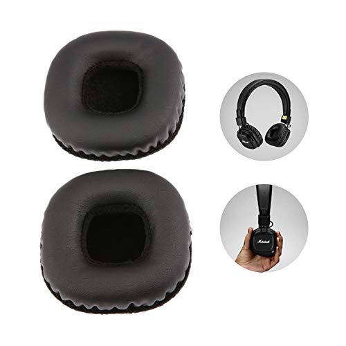 Ersatz-Ohrpolster passend für Marshall Mid Bluetooth On-Ear Kopfhörer, 1 Paar Schwarzes Ersatzkissen von Mgoodoo