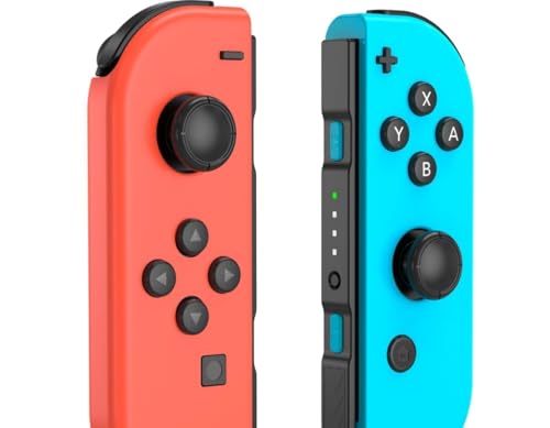 Mhwlhbx Wireless Controller kompatibel mit Switch/OLED/Lite,Ersatz L/R Pair Switch Controller Unterstützung Wake-up und 6-Achsen-Blue ＆ Green von Mhwlhbx