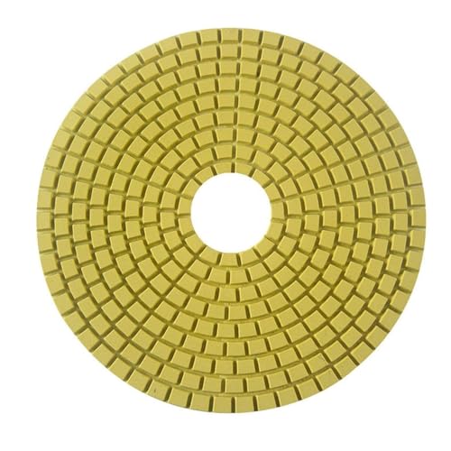 MiJunHD Diamant Polierpad, 8 Zoll 200 MM 50 Korn Polierscheiben Schleifscheibe für Schleifer & Polierer, zum Granit, Marmor, Beton und Stein, Haken Schleife Stützteller (1 Stück) von MiJunHD