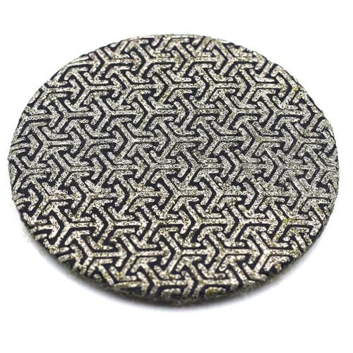 MiJunHD Galvanisiert Diamant Schleifpad,2 Zoll 50 mm 100#,Nass/Trocken Polierscheiben Schleifschuh Pad,Haken Schleife Rückseite Schleifteller für Polieren Trimmen Metall Glas Keramik (1 Stück) von MiJunHD
