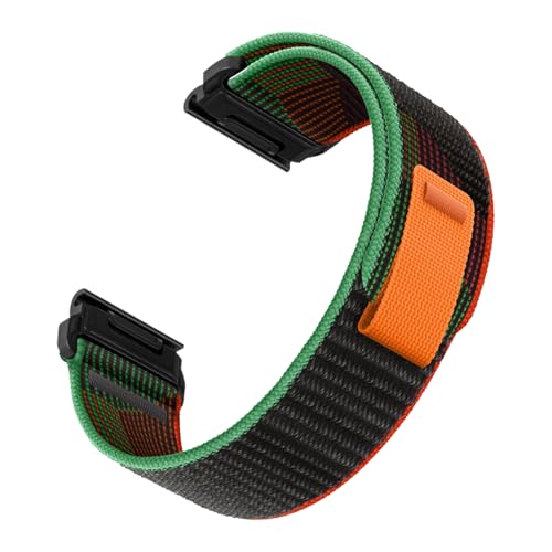 MiKoyi 26 mm QuickFit Armband Kompatibel mit Garmin Fenix 8 51 mm/Fenix 7X/Fenix 6X/Fenix 5X, Sports Nylon Schleife Klettband für Garmin Enduro 3/Enduro 2/Enduro/Descent Mk3i 51 mm, Rot Schwarz MiKoyi 26 mm QuickFit Armband Kompatibel mit Garmin Fenix 8 51 mm/Fenix 7X/Fenix 6X/Fenix 5X, Sports Nylon Schleife Klettband für Garmin Enduro 3/Enduro 2/Enduro/Descent Mk3i 51 mm, Rot Schwarz von MiKoyi
