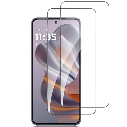 MiKoyi Schutzfolie Kompatibel mit Motorola Edge 50 Neo 5G, [2 Stück] Gehärtetes Glas Folie Displayschutz 9H Härte HD Displayschutzfolie für Motorola Edge 50 Neo 5G von MiKoyi