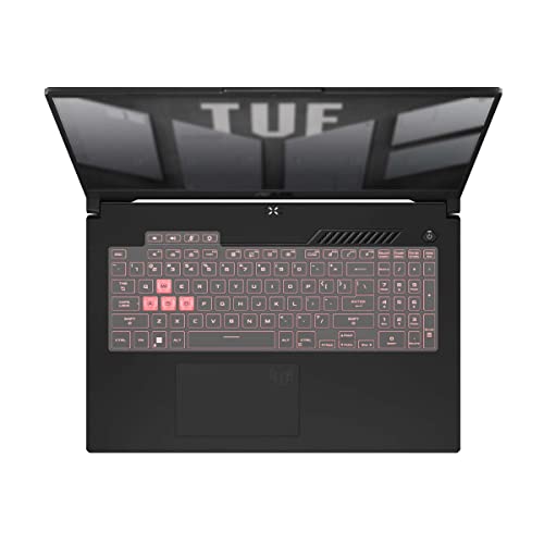 MiNGFi Silikon Tastatur Schutz Abdeckung für ASUS TUF Dash F15(2022) TUF Gaming A15 A17 F15 F17(2022) - Transparent von MiNGFi
