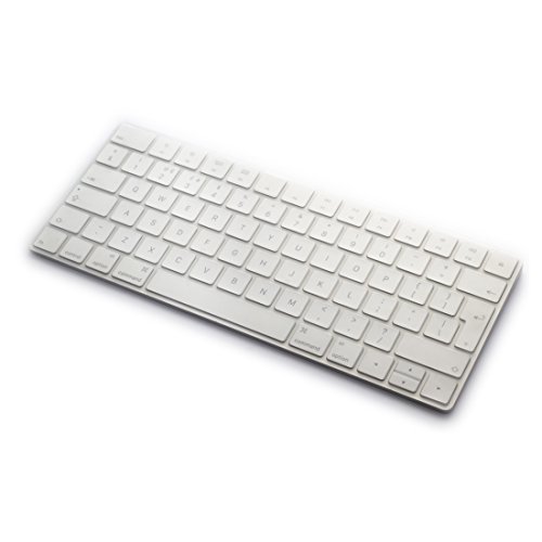 MiNGFi Silikon Tastatur Schutz Abdeckung für Magic Keyboard (2015-2021) A1644 EU/ISO Tastaturlayout - Transparent von MiNGFi