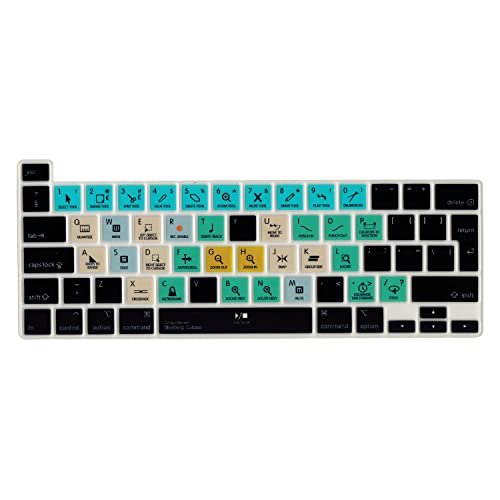 MiNGFi Steinberg Cubase Silikon Tastatur Schutz Abdeckung für MacBook Pro 16" M1 (2019+) Modell A2141 MacBook Pro 13" (2020+) Modell A2338 A2289 A2251 EU/ISO Tastaturlayout - Transparent von MiNGFi