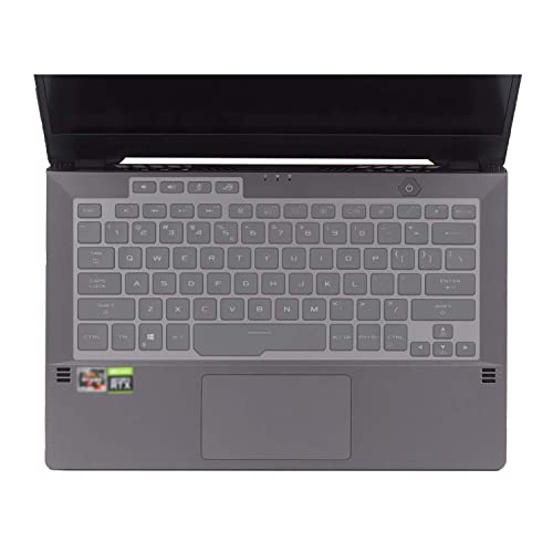 MiNGFi TPU Tastatur Schutz Abdeckung für ASUS ROG Zephyrus 14" G14 & Vr Ready GA401 GA401IH GA401IU GA401IV(2021 2020 2019) - Transparent von MiNGFi