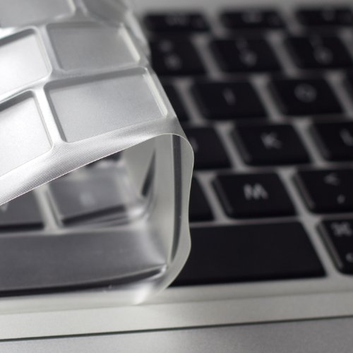 MiNGFi TPU Tastatur Schutz Abdeckung für MacBook Pro/Air (2008-2015) Modell A1278 A1286 A1369 A1398 A1425 A1466 A1502 EU/ISO Tastaturlayout - Transparent von MiNGFi