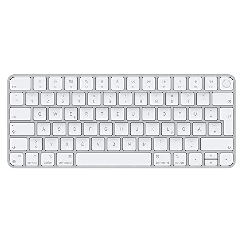 MiNGFi TPU Tastatur Schutz Abdeckung für Magic Keyboard mit Touch ID Modell A2449 A2450 (2021+) EU/ISO Tastaturlayout - Transparent von MiNGFi