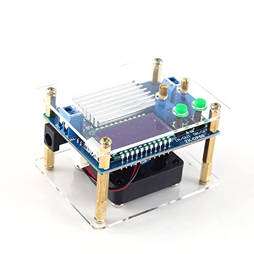 Buck Boost Power Supply Module, Buck Boost Board DC 5,5-30 V 12 V zu DC 0,5-30 V Einstellbare Konstantstromspannung Step UP Down Spannungsregler 6A 60W Netzteilmodul von MiOYOOW