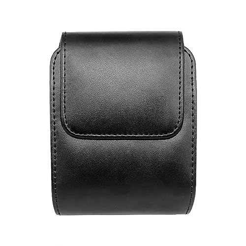 Leder Handy Holster mit 360° Drehbarem Gürtel, Handytasche, Flip Cell Holster Hülle Gürteletui Taillen Clip On Holster mit Magnetverschluss für Männer von MiOYOOW