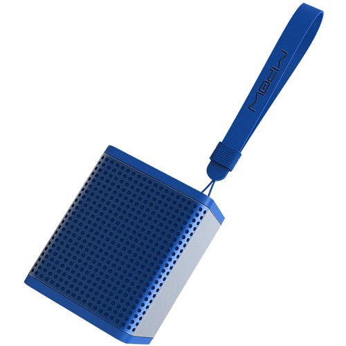 MiPow BTS500-LB Boom Mini Bluetooth Lautsprecher/Soundbox für Smartphone und Tablet (1x 3 Watt, Akku, Equalizer, Freisprechfunktion) hellblau von MiPow