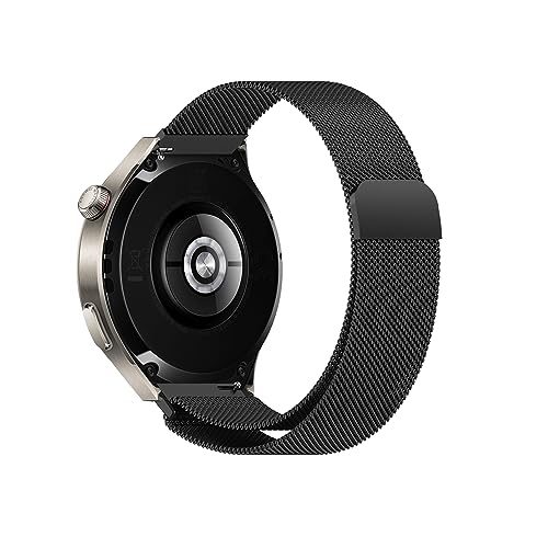 MiRowy 22 mm Armband für Huawei Watch GT 5 Pro/Watch GT 5/GT 4/GT 3/GT 2 Pro/GT 2 (46 mm), Magnetisch Edelstahl Uhrenarmband Ersatzband für Huawei Watch 4 Pro 48 mm/Watch 4/3/3 Pro (46 mm), Schwarz MiRowy 22 mm Armband für Huawei Watch GT 5 Pro/Watch GT 5/GT 4/GT 3/GT 2 Pro/GT 2 (46 mm), Magnetisch Edelstahl Uhrenarmband Ersatzband für Huawei Watch 4 Pro 48 mm/Watch 4/3/3 Pro (46 mm), Schwarz von MiRowy
