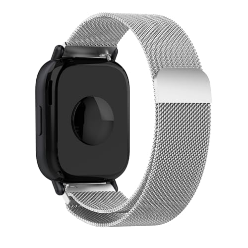MiRowy 22mm Metall Armband für Xiaomi Redmi Watch 5 Active/Xiaomi Redmi Watch 5 Lite Uhrenarmband, Magnetisch Edelstahl Ersatzband für Xiaomi Redmi Watch 5 Active/Xiaomi Redmi Watch 5 Lite - Silber MiRowy 22mm Metall Armband für Xiaomi Redmi Watch 5 Active/Xiaomi Redmi Watch 5 Lite Uhrenarmband, Magnetisch Edelstahl Ersatzband für Xiaomi Redmi Watch 5 Active/Xiaomi Redmi Watch 5 Lite - Silber von MiRowy