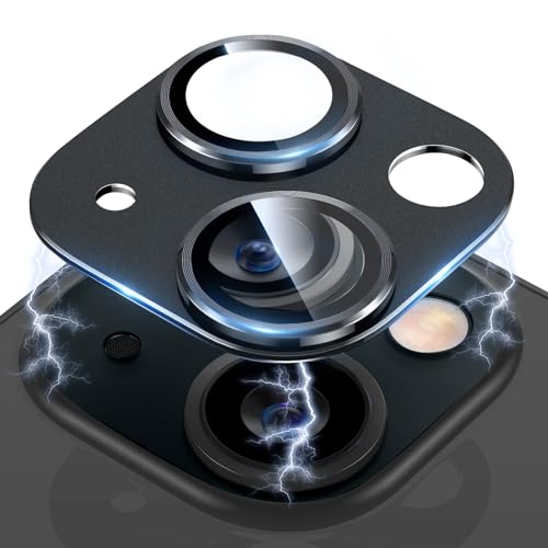 MiRowy Kameraschutz Kompatibel mit iPhone 15/iPhone 15 Plus Kamera Schutzfolie, Aluminiumlegierung Linse Schutzfolie, 9H Panzerglasfolie Kamera Protector Folie für iPhone 15/iPhone 15 Plus, Schwarz MiRowy Kameraschutz Kompatibel mit iPhone 15/iPhone 15 Plus Kamera Schutzfolie, Aluminiumlegierung Linse Schutzfolie, 9H Panzerglasfolie Kamera Protector Folie für iPhone 15/iPhone 15 Plus, Schwarz von MiRowy