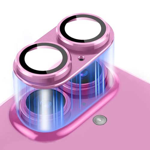 MiRowy Kameraschutz Kompatibel mit iPhone 16/iPhone 16 Plus Kamera Schutzfolie, Aluminiumlegierung Linse Schutzfolie, 9H Panzerglasfolie Protector Folie für iPhone 16/iPhone 16 Plus, Rosa MiRowy Kameraschutz Kompatibel mit iPhone 16/iPhone 16 Plus Kamera Schutzfolie, Aluminiumlegierung Linse Schutzfolie, 9H Panzerglasfolie Protector Folie für iPhone 16/iPhone 16 Plus, Rosa von MiRowy