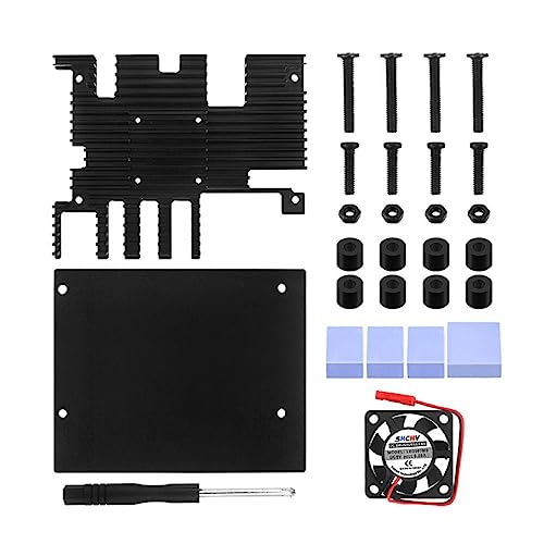 Für Orange Pi 5 Plus Gehäuse Aluminiumlegierung Heavy Duty Passive Kühlung Metallgehäuse Mit Kühlkörper Orange Pi 5 Plus von Miaelle