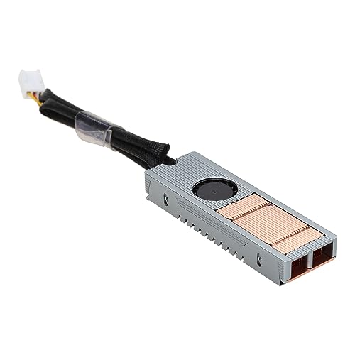 M2 Solid Disk Drive Kühler 10000PPM Mute Lüfter SSD NVME Wärmeableitung Pad Für Desktop Computer M.2 2280 SSD Kühlung Aluminium Kühlkörper M2 SSD Kühlkörper Aluminium Legierung Lüfter Für M2 2280 von Miaelle