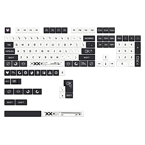 Miaelle 128 Tasten Mechanische Tastatur Tastenkappen von Miaelle