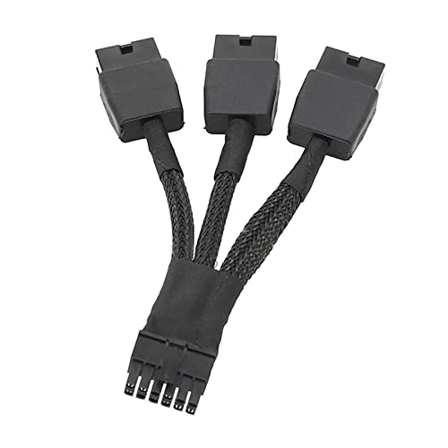 Miaelle 18AWG 3x8pin PCI E Zu 12pin PCI E 12VHPWR Stecker Für Ampere 3060ti 3070 3080 3090 12Pin GPU Kabel 3x8pin Pci E von Miaelle