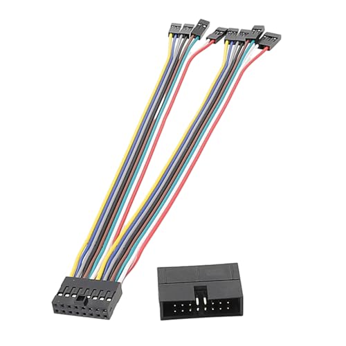 Miaelle PC Host Power Adapter Kabel Für Verschiedene Mainboards 16Pin Zu 2X 8Pin Splitter Adapter 16PIN/2P 20cm 24AWG 20cm Adapter Kabel von Miaelle